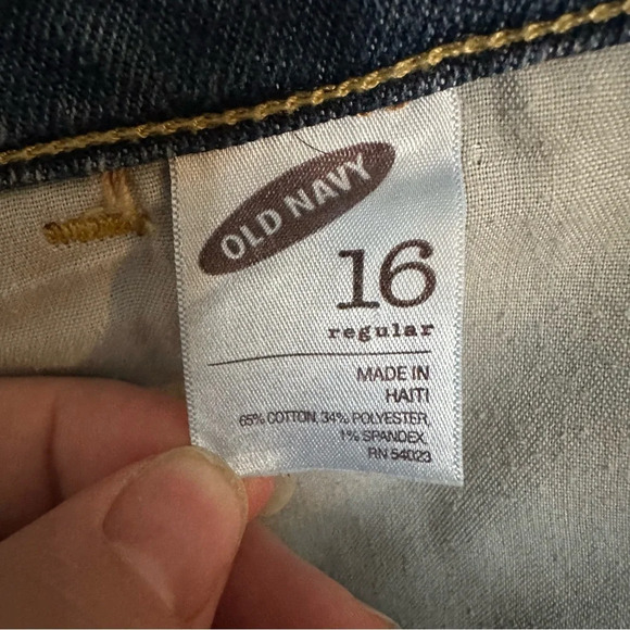Old Navy Women's The Flirt Bootcut Dark Wash Jeans. Size 16 - Picture 8 of 9